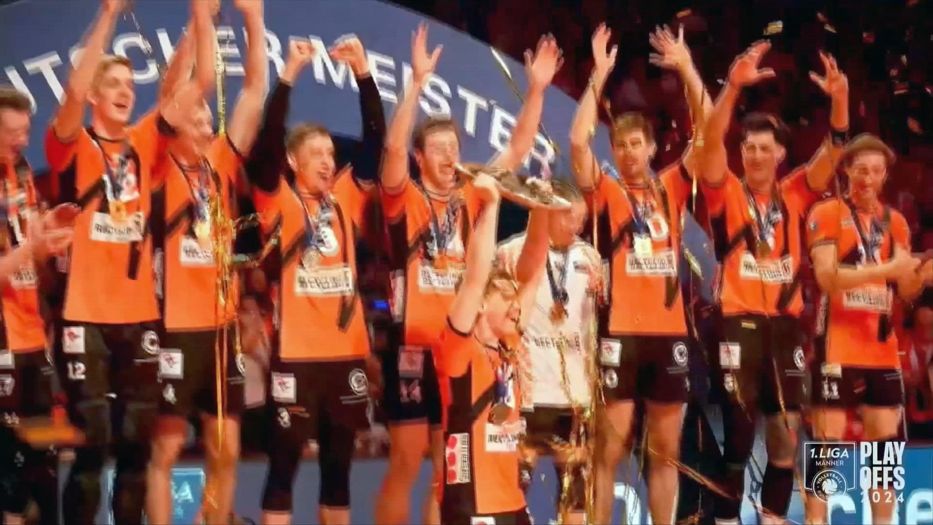 BR Volleys feiern 14. Meistertitel