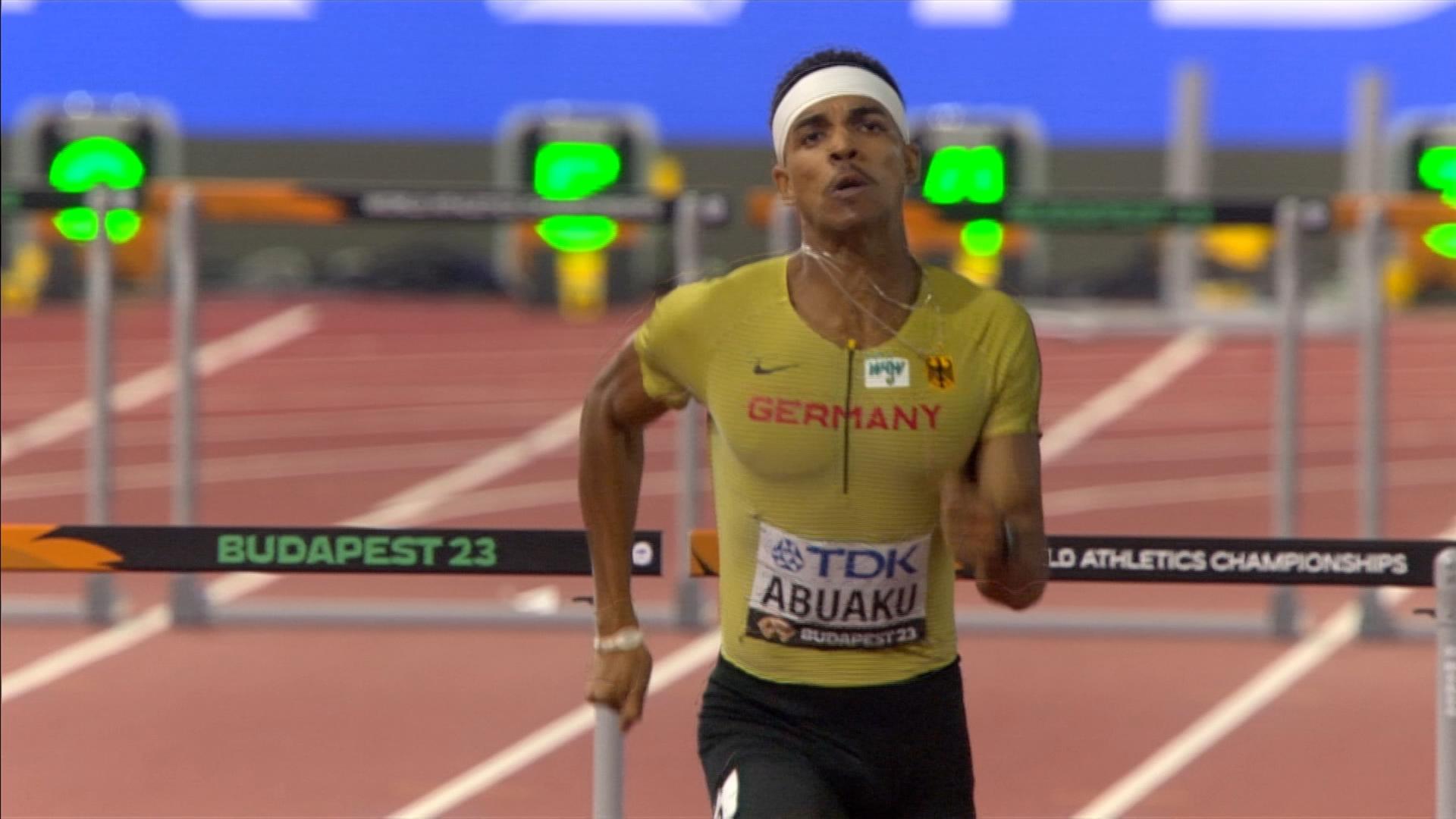 400-Meter-Hürden: Abuaku WM-Achter