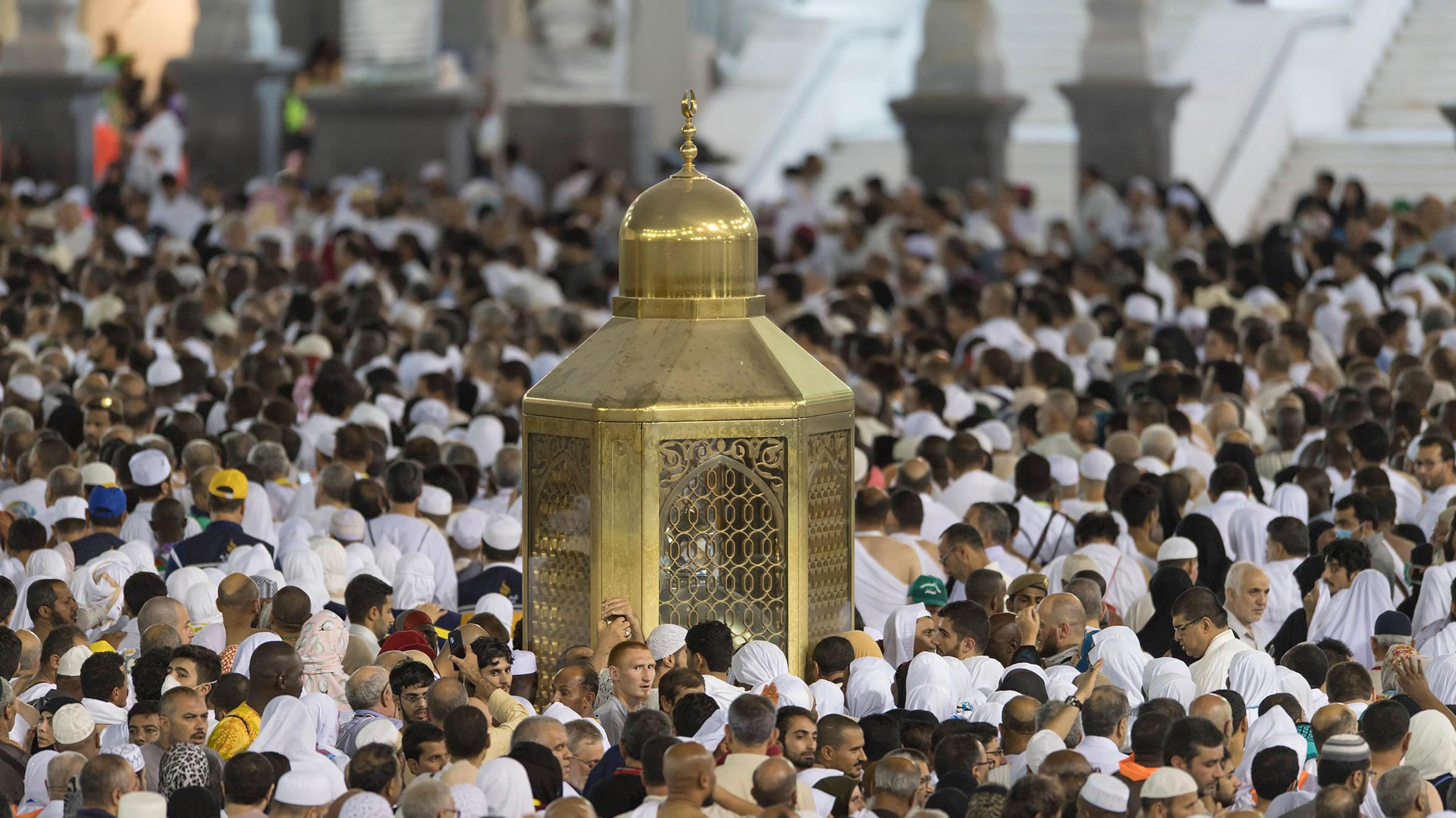 Vor dem Hadsch in Saudi Arabien