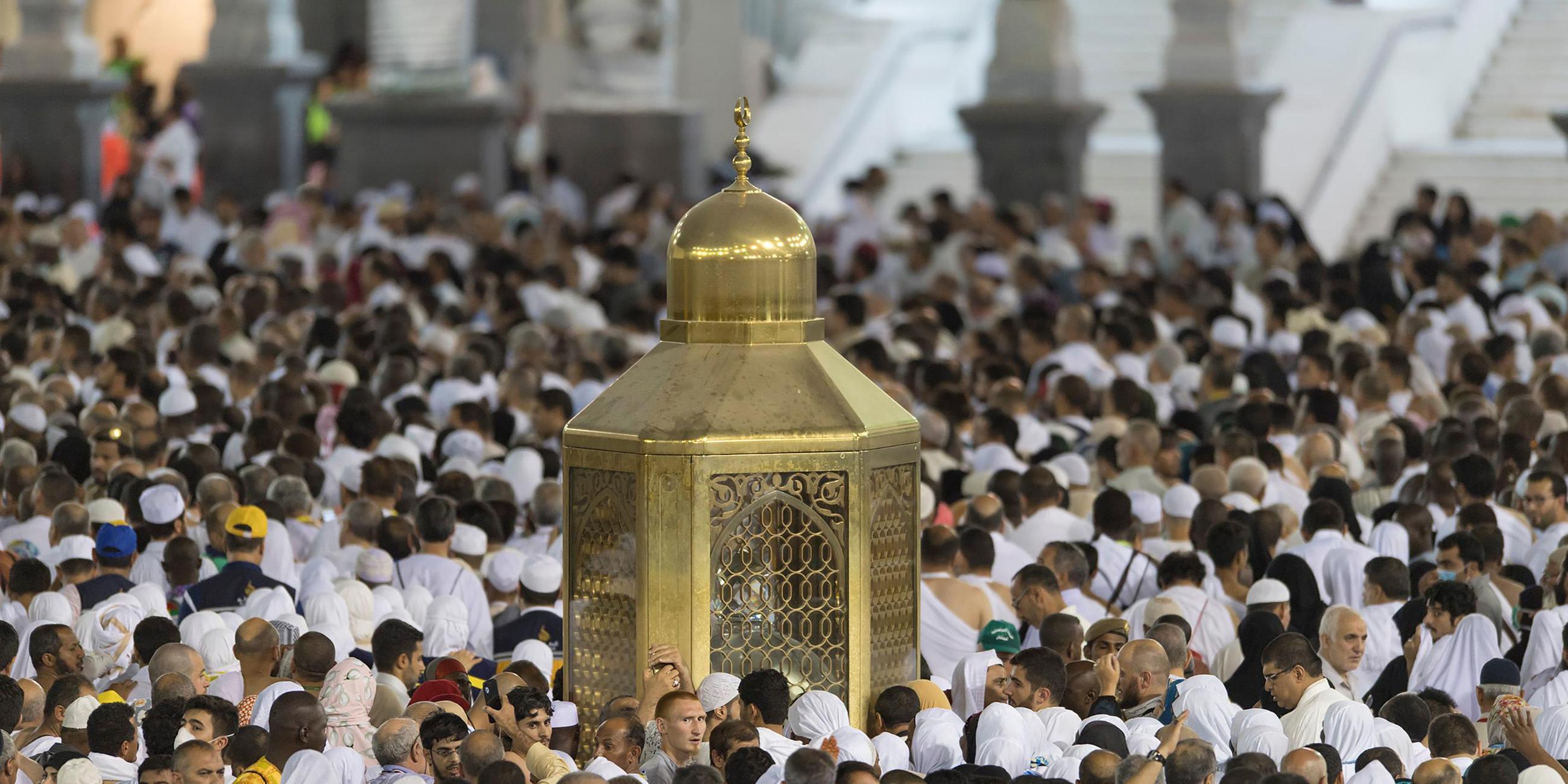 Vor dem Hadsch in Saudi Arabien