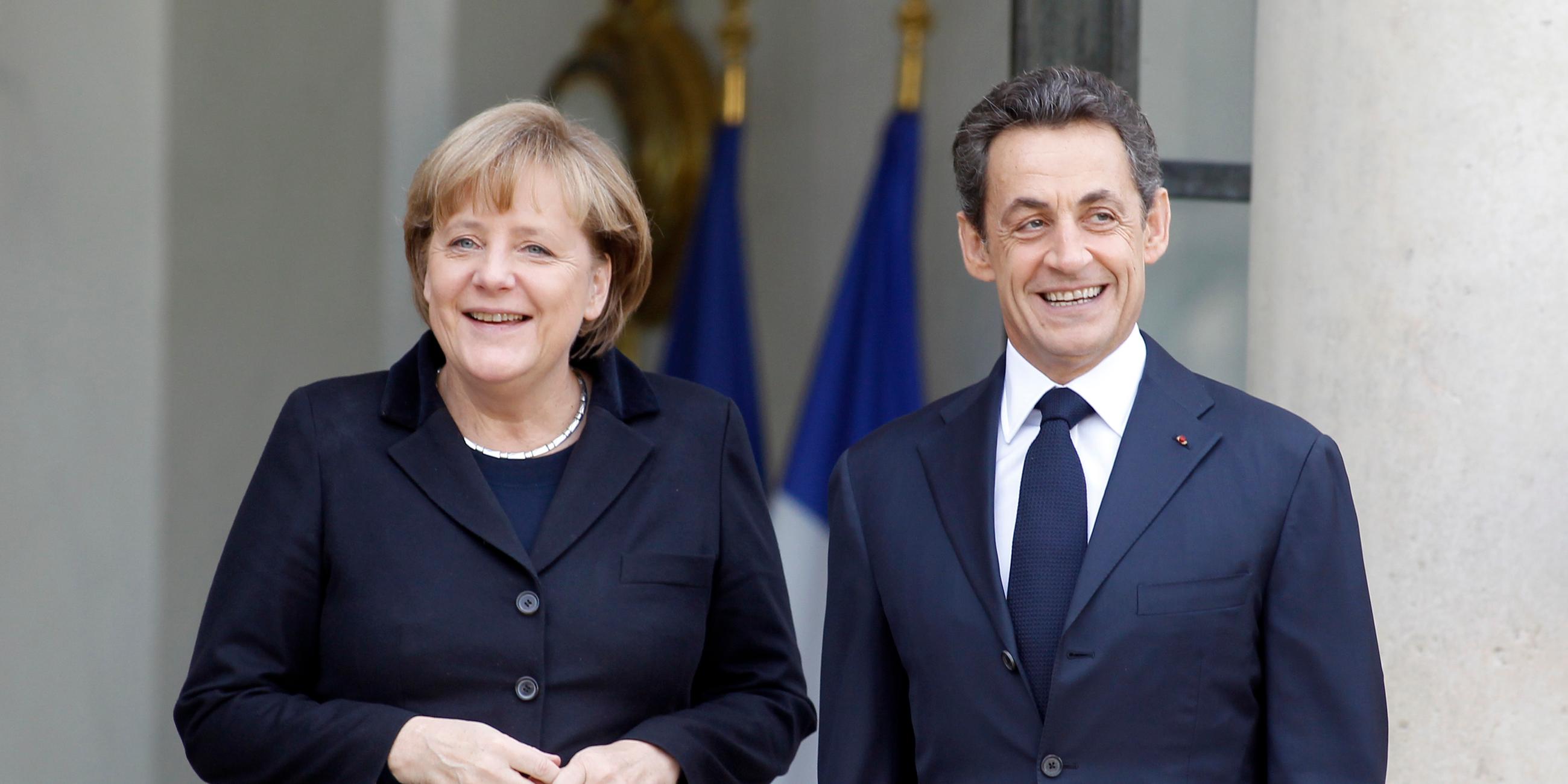 merkel, angela und nicolas sarkozy - 2011