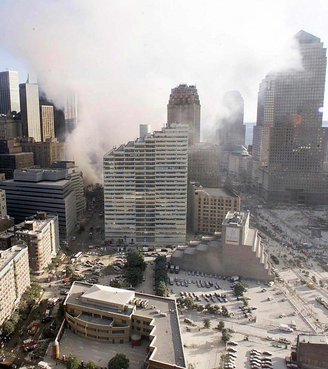 "Der 11. September - Verschwörung auf dem Prüfstand": Manhatten nach dem Anschlag ohne World Trade Center.