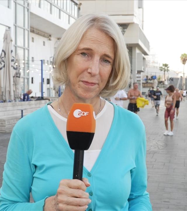 ZDF-Reporterin Katrin Eigendorf in Tel Aviv
