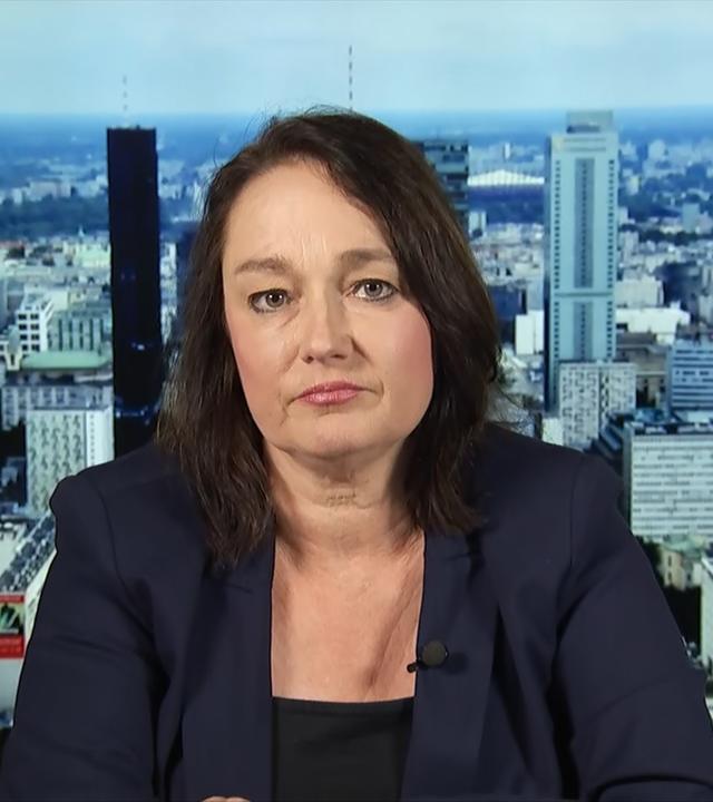ZDF-Korrespondentin Natalie Steger in Warschau