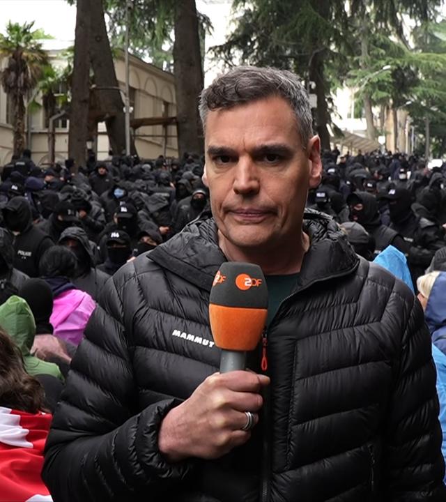 ZDF-Korrespondent Armin Coerper in Tiflis