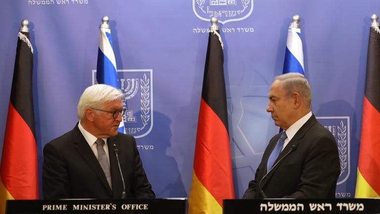 Steinmeier beim Treffen in Israel