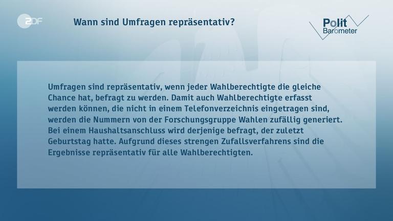 Politbarometer vom 19.05.2017