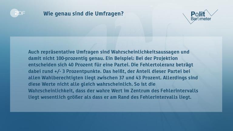 Politbarometer vom 19.05.2017