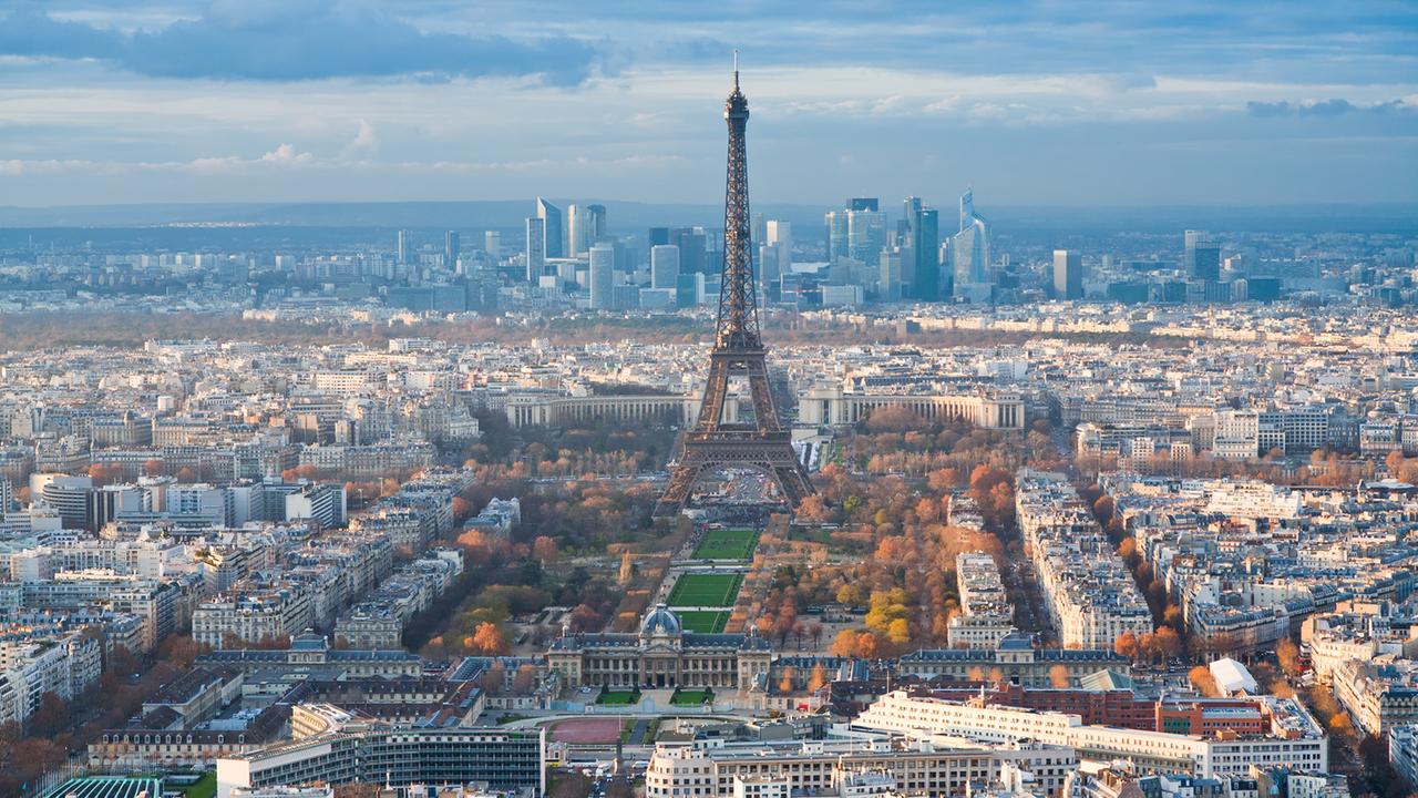 19 colourbox dea10 12 stadtansicht von paris mit dem eiffelturm