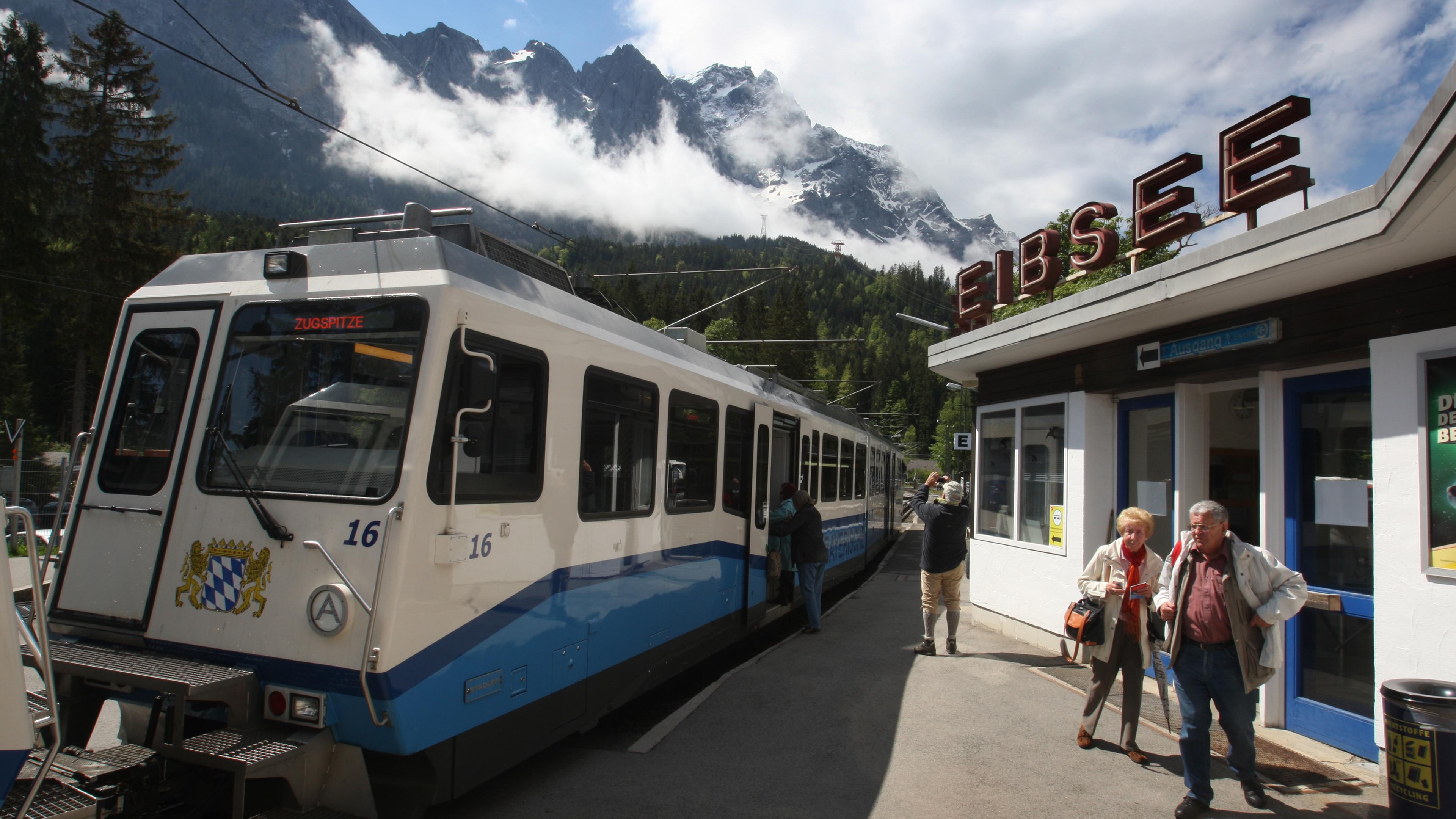 wagon der bayerischen zugspitzbahn