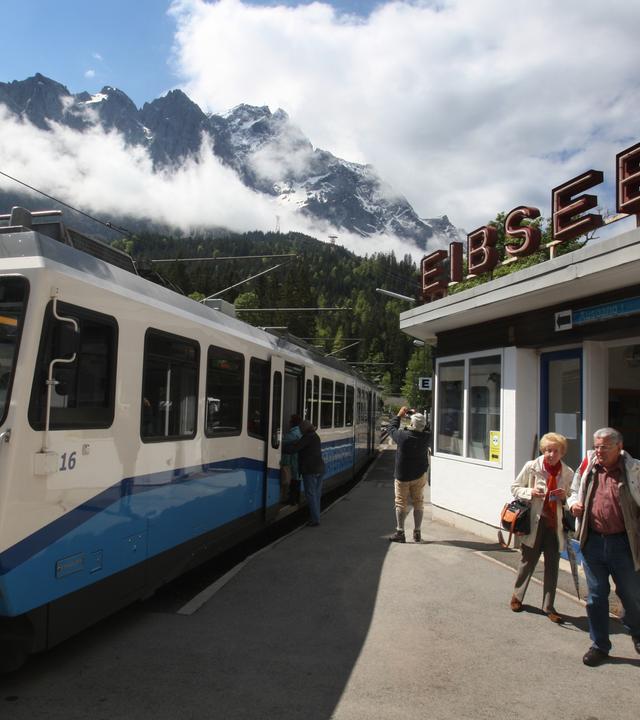 wagon der bayerischen zugspitzbahn