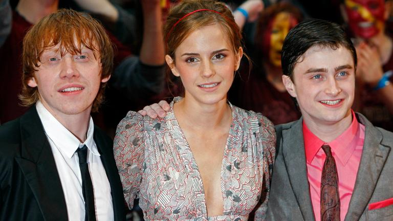 Rupert Grint, Emma Watson und Daniel Radcliffe bei der Premiere von "Harry Potter und der Halbblutprinz" - 2009
