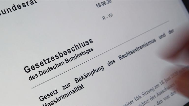 Gesetzesbeschluss gegen Hasskriminalität