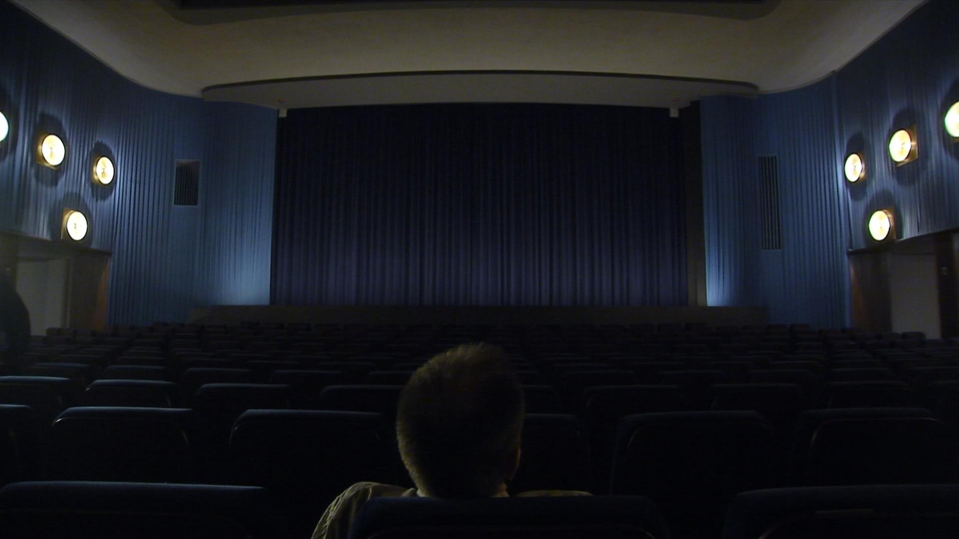 Leeres Kino während zweitem Lockdown, 02.11.2020