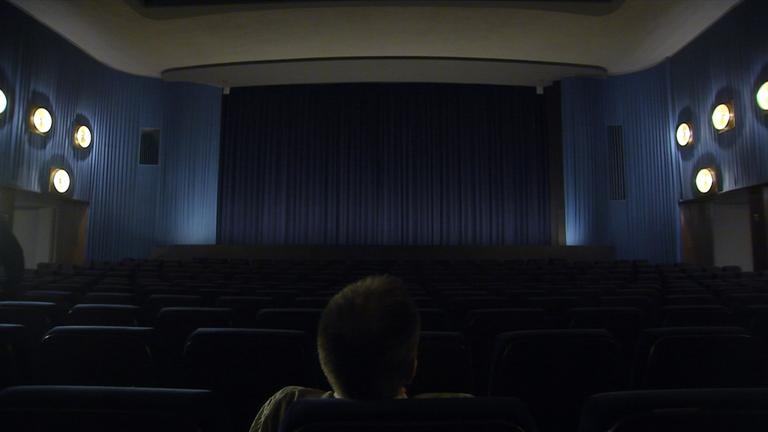 Leeres Kino während zweitem Lockdown, 02.11.2020