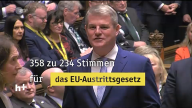 358 zu 234 Stimmen für das EU-Austrittsgesetz