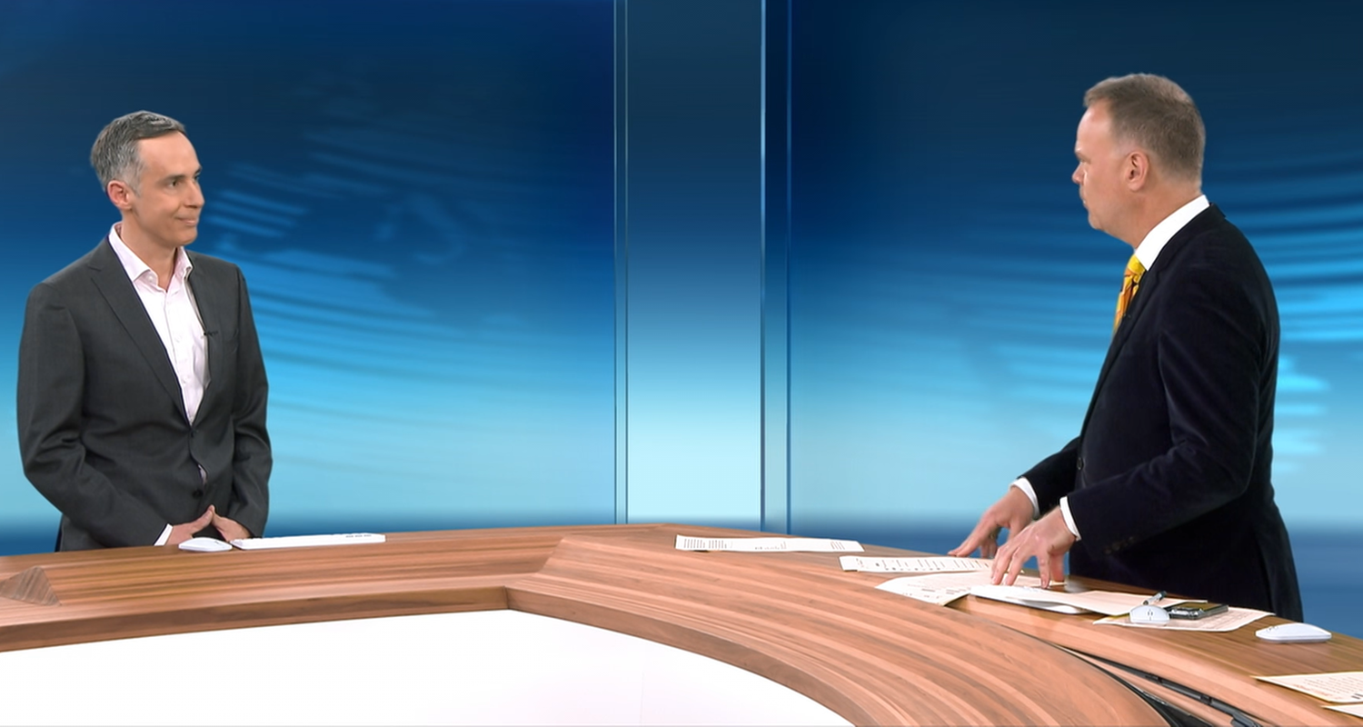 Christian Sievers spricht mit dem KI-Experten Andreas Grün über die Entwicklung der Künstlichen Intelligenz.