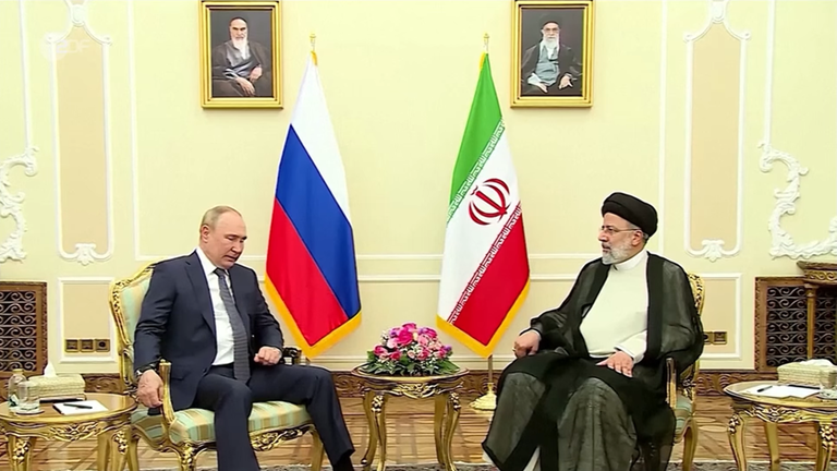 Putin und der iranische Präsident