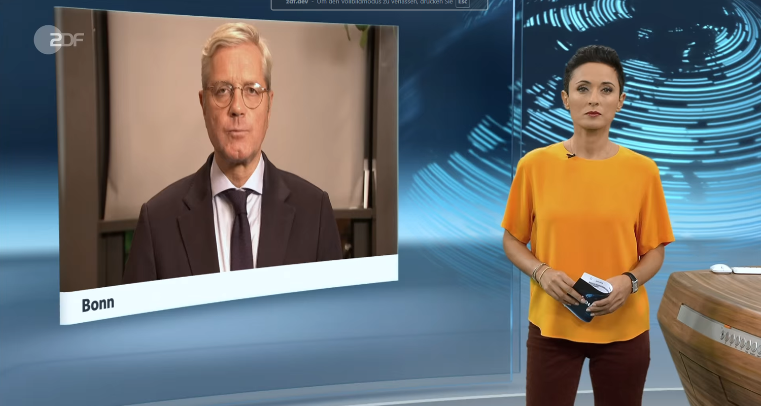 Nazan Gökdemir im Gespräch mit Norbert Röttgen.
