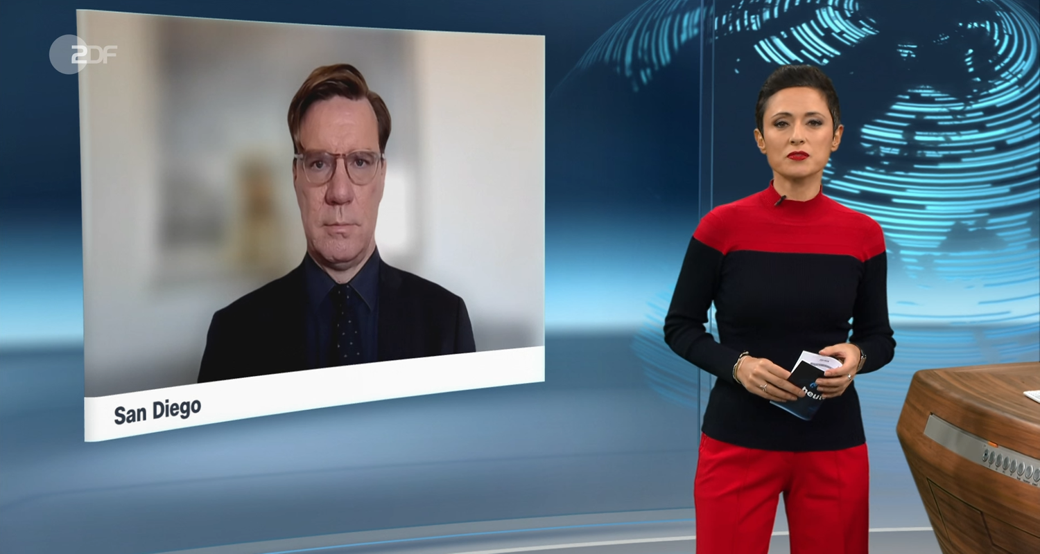 Schaltgespräch zwischen Nazan Goekdemir und Militärexperte Nico Lange.