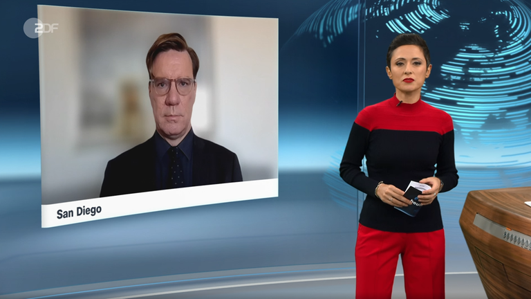 Schaltgespräch zwischen Nazan Goekdemir und Militärexperte Nico Lange.