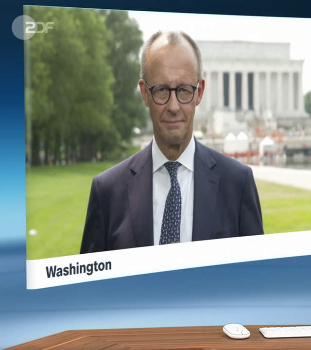 Schaltgespräch zwischen Slomka und Merz