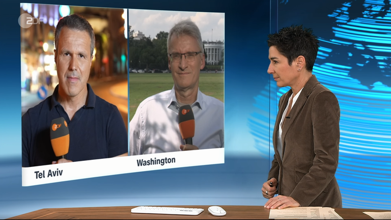 Schaltgespräch Theveßen, Reichart und Hayali