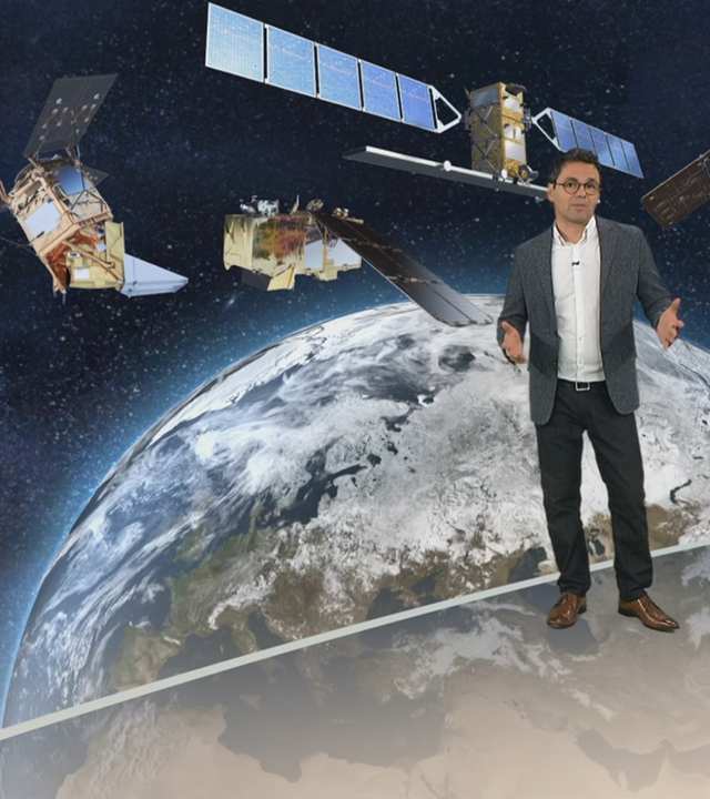 Video starten, das die Messung von Klimadaten im All erklärt