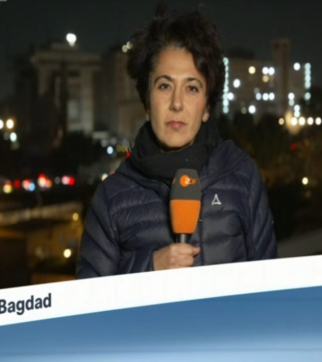 Schaltgespräch zwischen der Moderatorin Anne gellinek und der Korrespondentin Golineh Atai