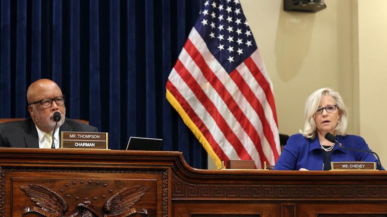 Republikanische Politiker bei einer Anhörung des Untersuchungsausschusses zum Sturm auf das Kapitol im Januar