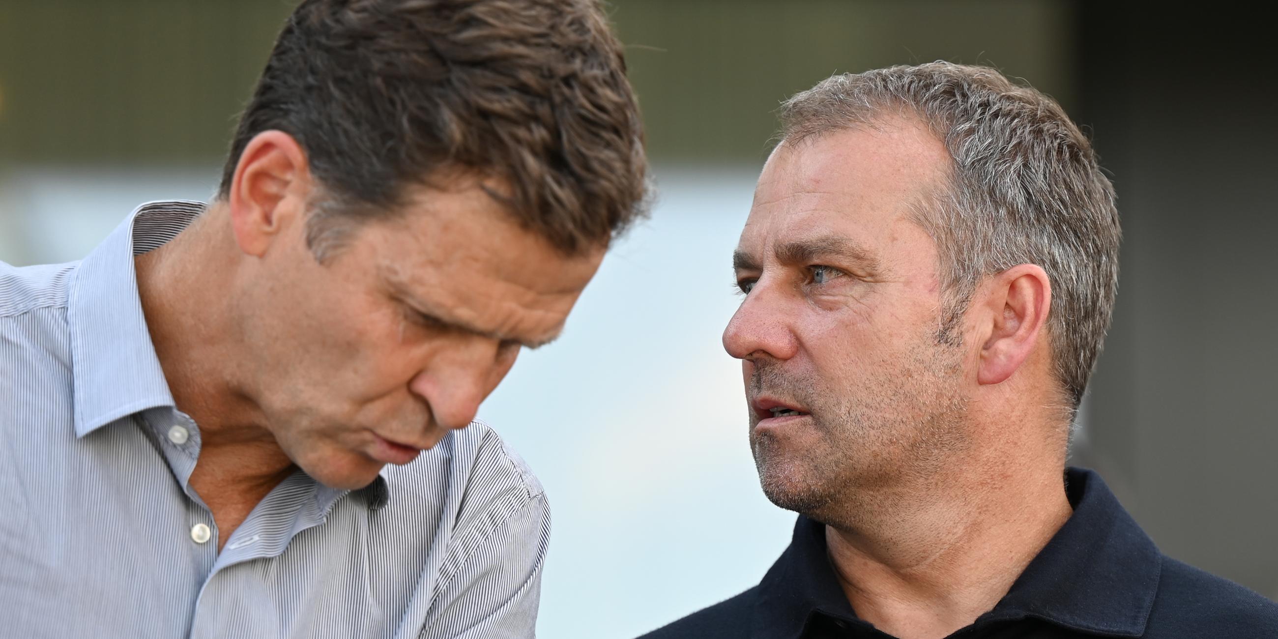 Oliver Bierhoff und Hansi Flick