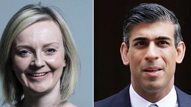 20.07.2022, London: Liz Truss und Rishi Sunak