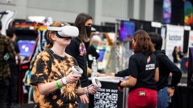 Auf der SXSW-Konferenz in Texas werden neue Visionen der Tech-Branche vorgestellt, Austin, 15.03.2022.