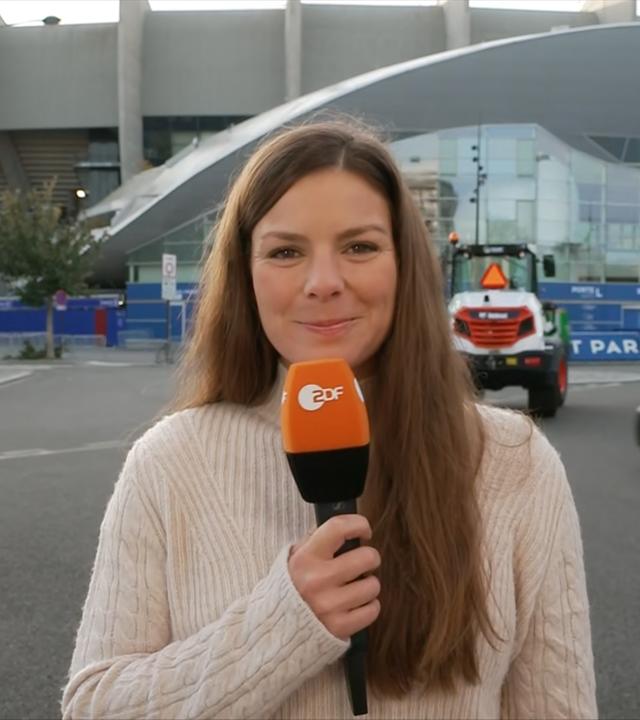 ZDF-Reporterin Amelie Stiefvatter in Paris