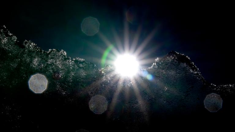 Schmelzender Gletscher in Österreich