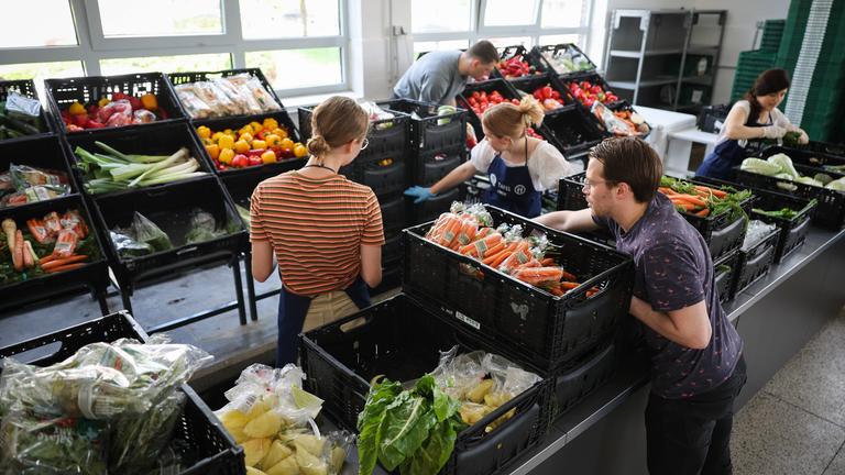 Die "Junge Tafel" in Lübeck