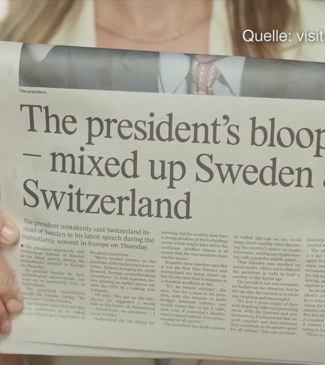 Schweden: Gegen Verwechslung mit der Schweiz