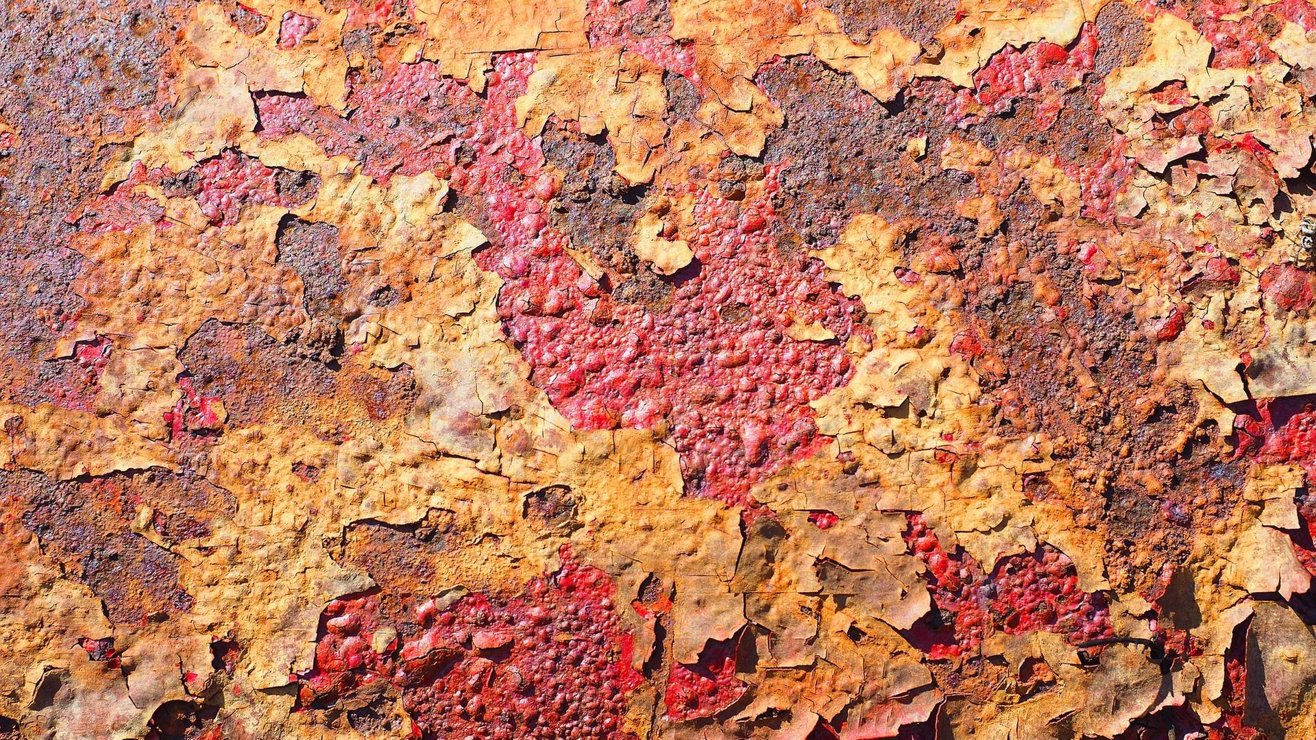 Blätternder Rost