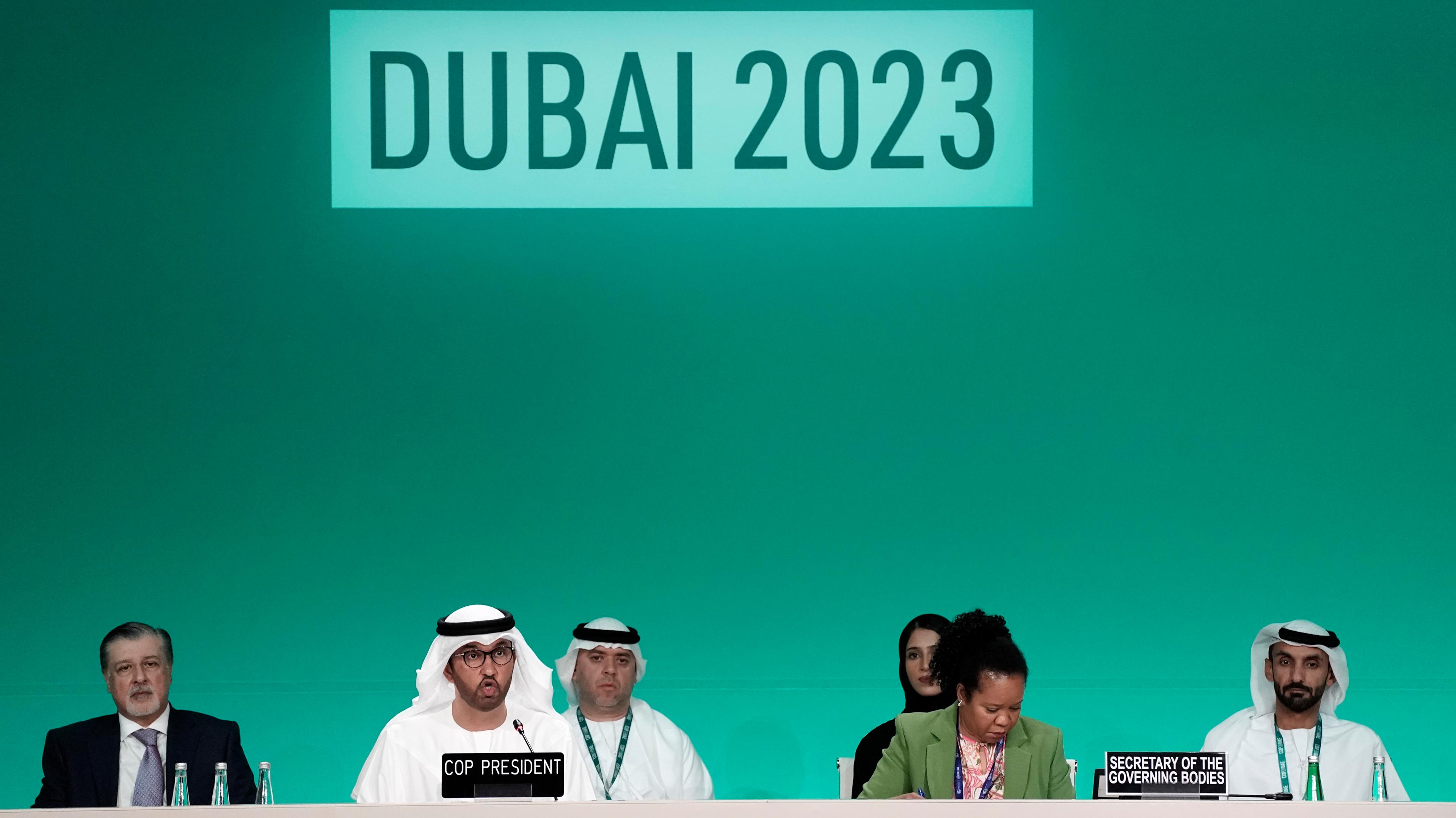 Diskussion auf der Klimakonferenz