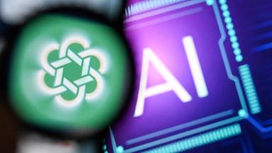 A photo taken on February 26, 2024 shows the logo of the ChatGPT application developed by US artificial intelligence research organization OpenAI on a smartphone screen 