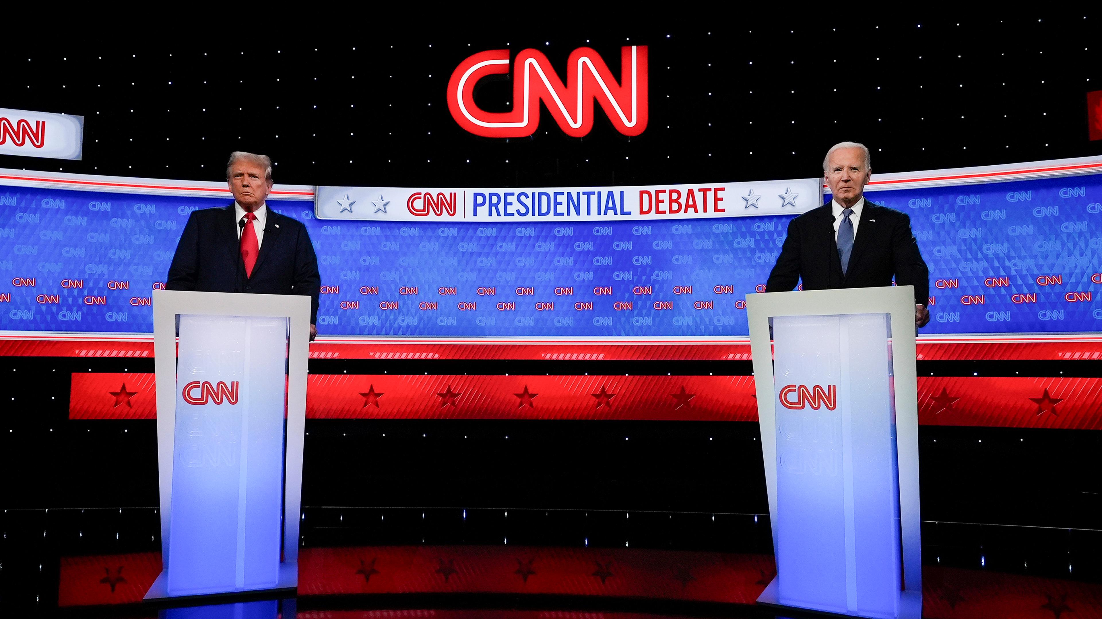Atlanta, 28.06.2024: TV Duell Biden gegen Trump