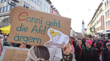 Demonstrationen gegen rechts - Würzburg