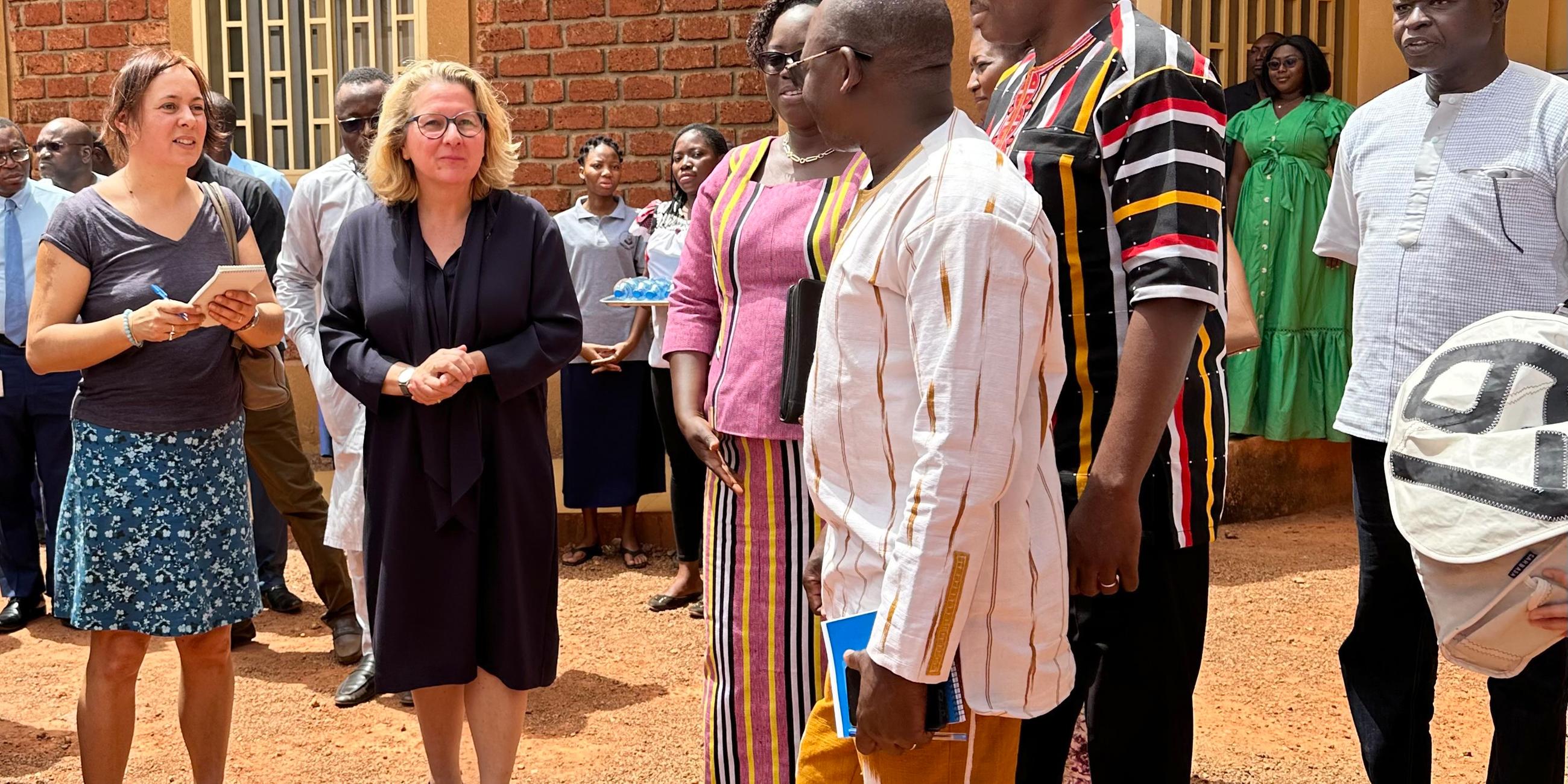 Entwicklungsministerin Schulze in Westafrika