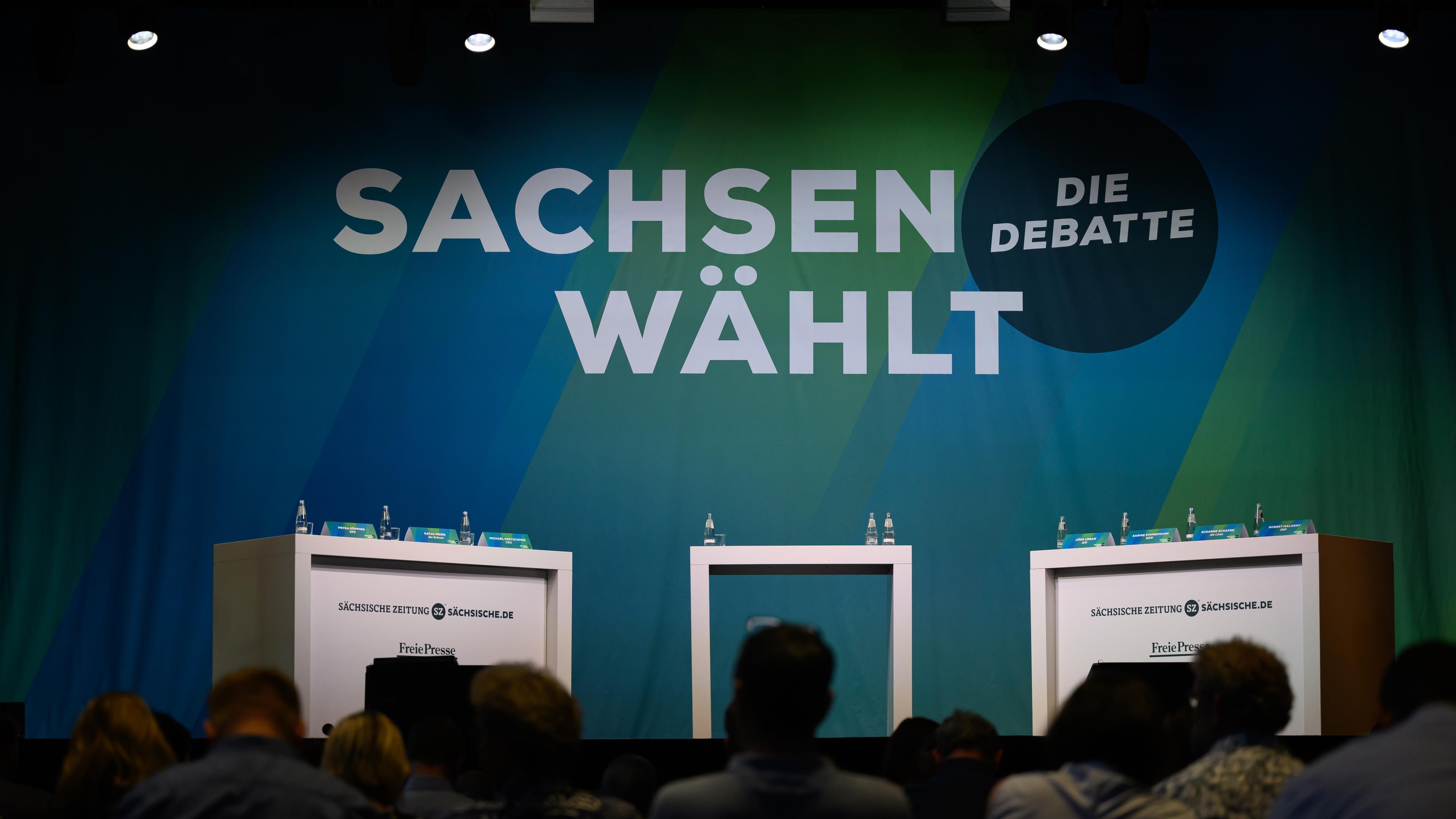 Wahlforum zur Landtagswahl in Sachsen