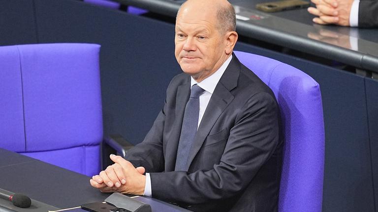 Scholz im Bundestag
