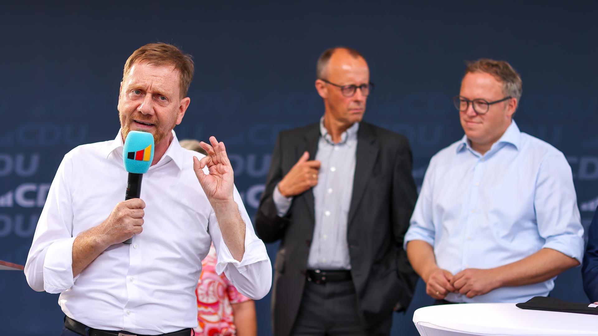 Wahlkampfauftakt der CDU Sachsen und Thüringen