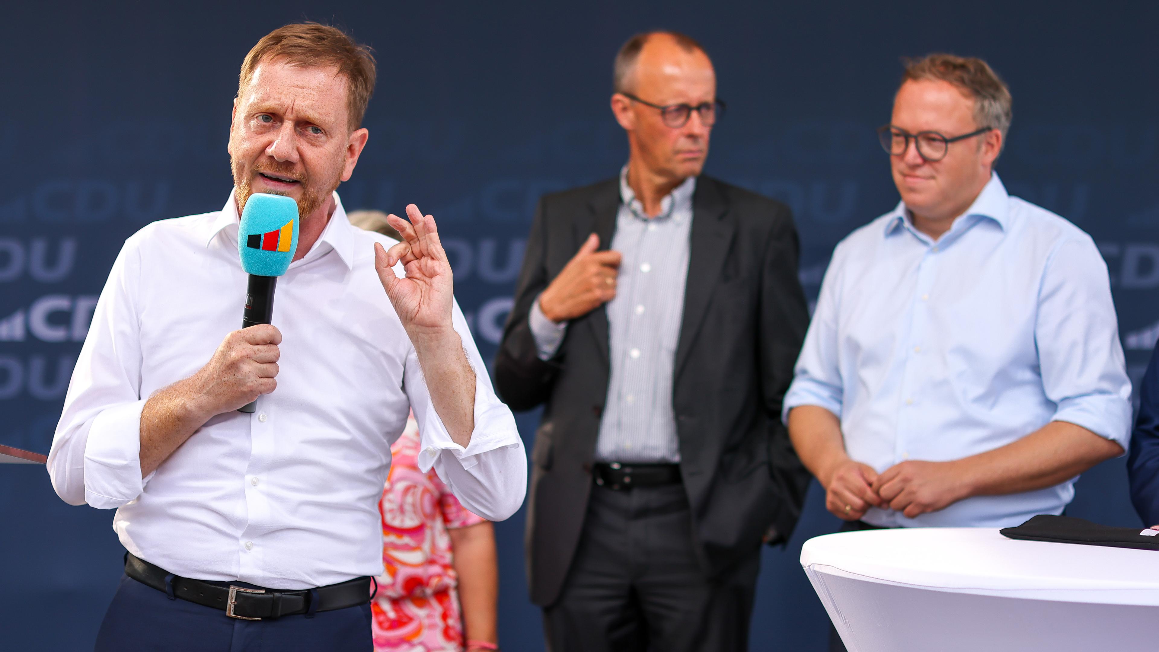 Wahlkampfauftakt der CDU Sachsen und Thüringen