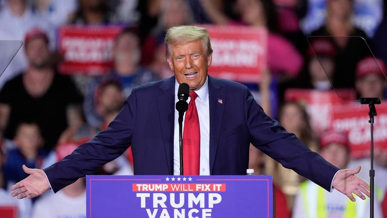 Wahlkampf USA - Trump in Grand Rapids