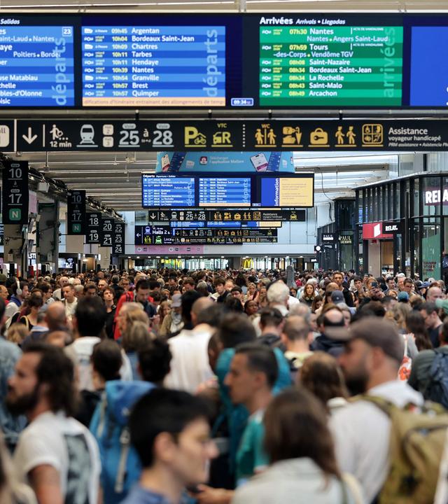 Vor Olympia: Brandanschläge auf Schnellzugnetz in Frankreich