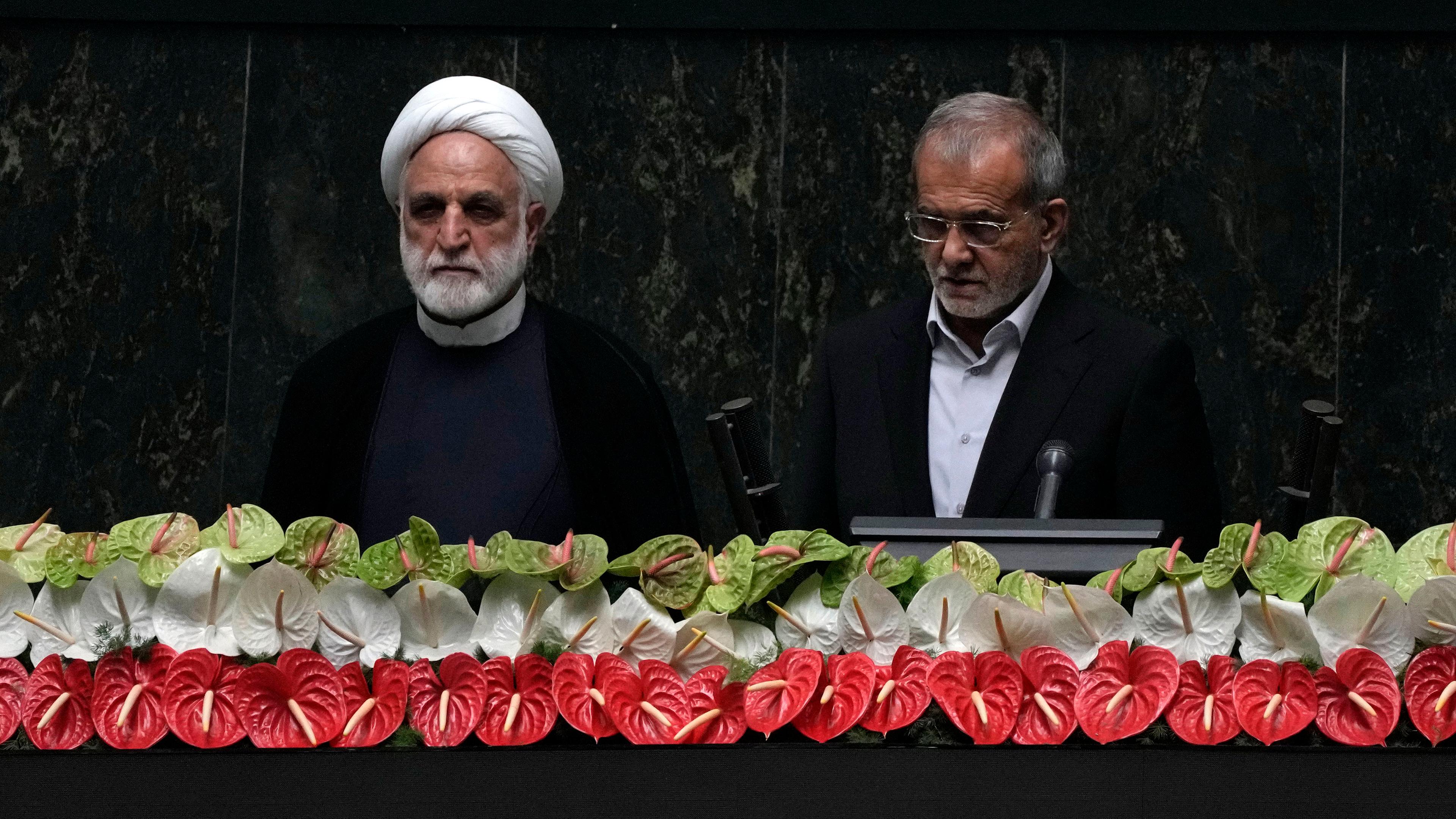 Vereidung von Irans Präsident Peseschkian